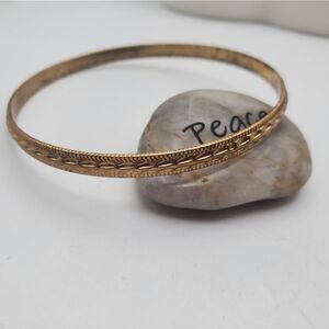 Royal gladiator gold toned bracelet